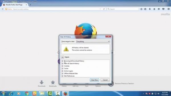How to clear browsing history on Mozila Firefox and Google Chrome