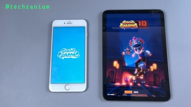 iPad Mini vs iPhone 6 Plus - Speed Test смотреть онлайн