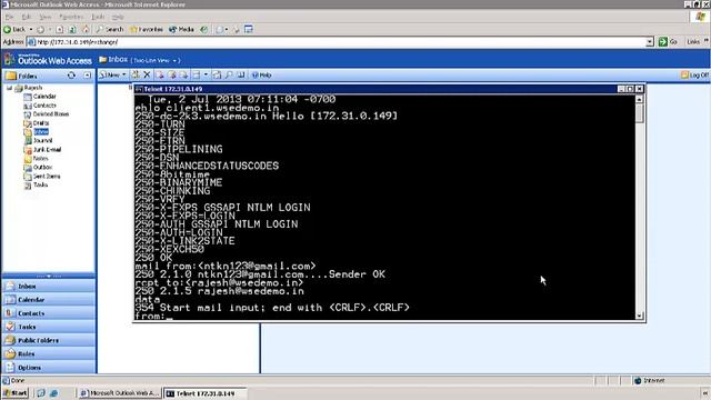 SMTP mail from command line смотреть онлайн