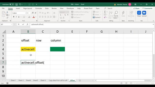 Excel VBA Automation # 08 (Hindi)| Offset | End |चलिये आज कुछ नया सीखते है |MIS Family|Sharda Manda смотреть онлайн