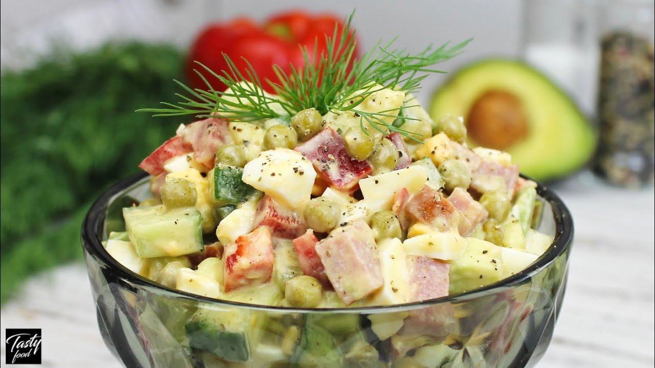 ПРАЗДНИЧНЫЙ САЛАТ ЗА 10 МИНУТ! Вкусно и Быстро! смотреть онлайн