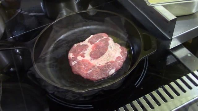 Стейк свиной с запеченым картофелем смотреть онлайн