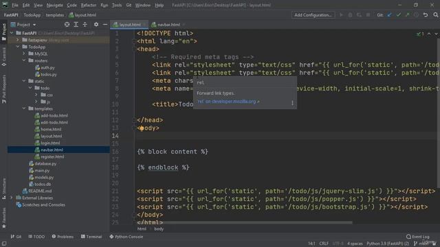017 FastAPI Full Stack Navbar смотреть онлайн