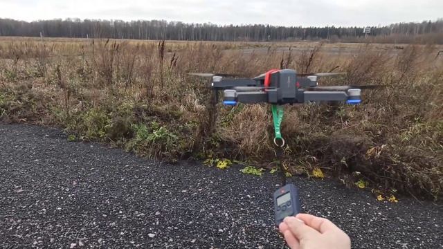 Тест грузоподъёмности квадрокоптера SJRC F11s 4k Pro