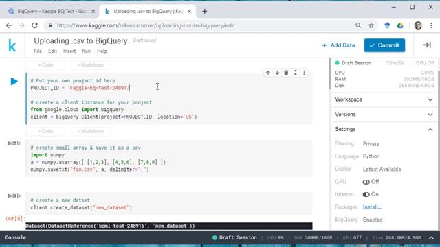 Setting Up GCP & Create a BigQuery Dataset | Kaggle смотреть онлайн