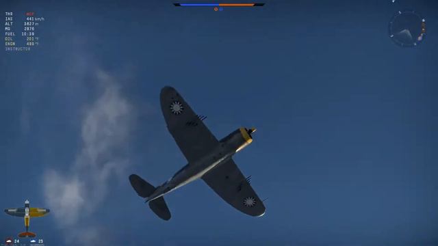 War Thunder [Air RB] P47D, Gladiator, Spitfire - Grinding China смотреть онлайн