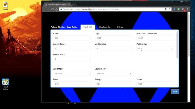 Как взломать Fallout Shelter на ПК (Steam версия)