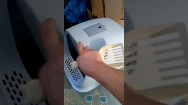 Кошачий туалет, Лоток закрытый с совком Новый смотреть онлайн