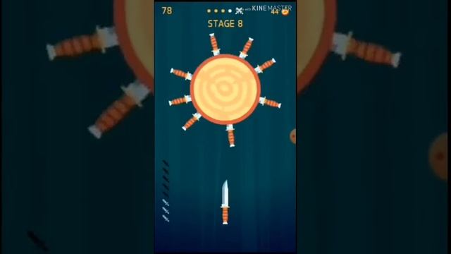 Прохождения игры Knife Hit (часть 1) смотреть онлайн
