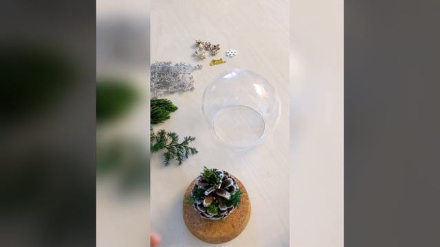 聖誕節DIY耶誕樹城🎄 #FulownA花藝設計 #聖誕樹 #手作 #耶誕罩鐘 #材料包