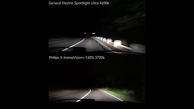 GE Sportlight Ultra 4200k vs Philips X-tremeVision +130% смотреть онлайн