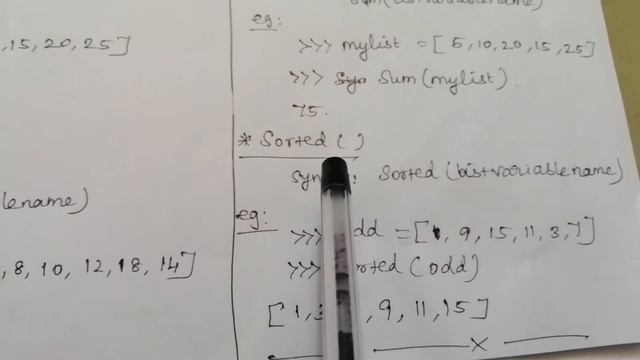 Python: Built in Functions with List смотреть онлайн