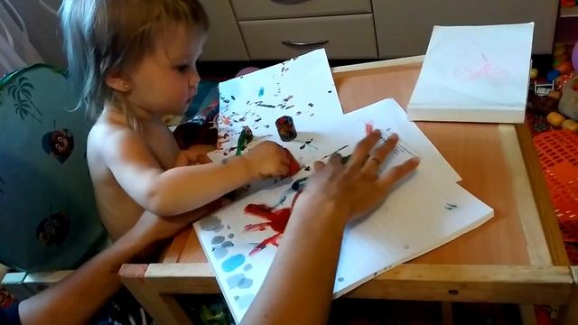 Рисование пальчиками смотреть онлайн