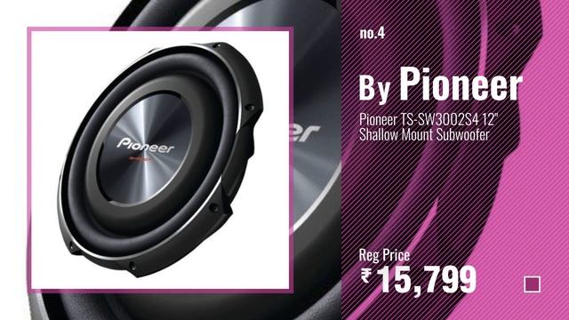 Top 10 Pioneer Subwoofer [2018]: Pioneer TS-WX306T Basstube 1300W смотреть онлайн
