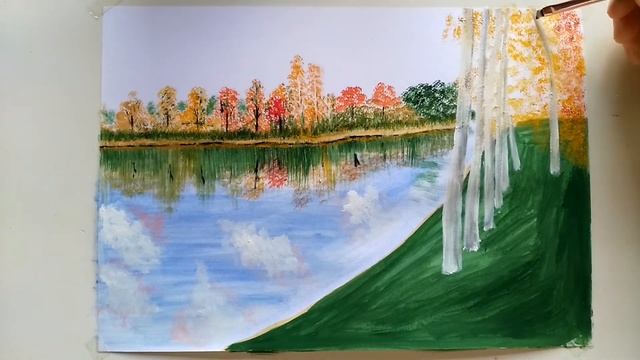 How to draw a birch. step by step/Как нарисовать березу. шаг за шагом смотреть онлайн