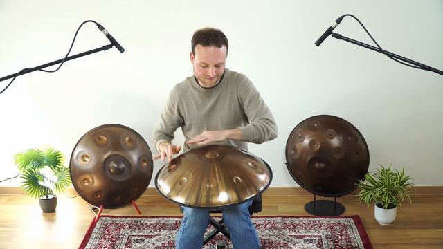 AeloPan Handpan E Sabye Stainless Steel - E/ A B C# D# E F# G# B смотреть онлайн