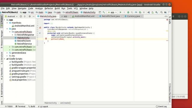 Retrofit2 Android Tutorial GET Request REST API смотреть онлайн