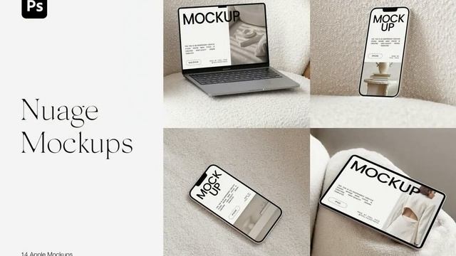 Download Apple Digital Devices Mockups Macbook Iphone Ipad for Photoshop Stock Graphics смотреть онлайн