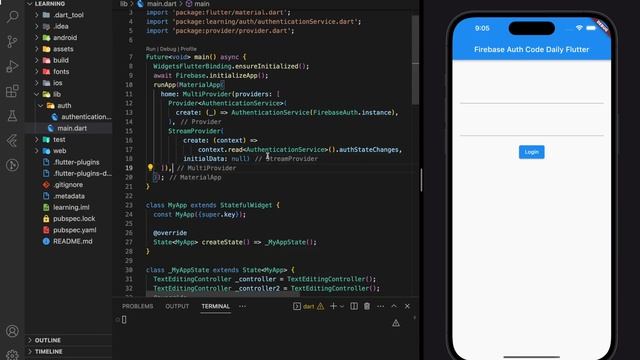 How to Authenticate with Firebase in Flutter | Flutter Firebase Tutorial #5 смотреть онлайн
