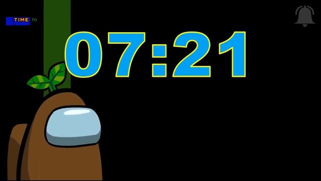 Among Us 15 Minute Timer With Among Us Cartoon & Music смотреть онлайн