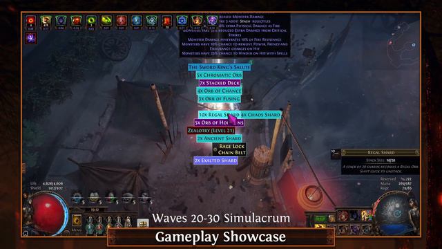 Boneshatter Gameplay Showcase Wave 20 to 30 Simulacrum смотреть онлайн