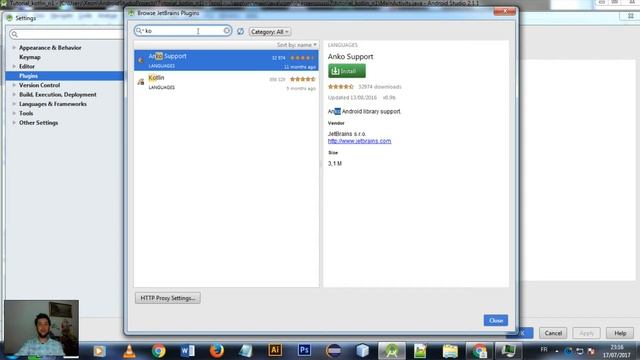 Tutorial N°01 - Installer kotlin sur Android Studio смотреть онлайн