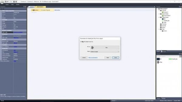 Construct 2 Tutorial - Pin Behavior