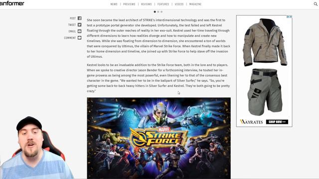 Kestrel Coming Patch Day & Another Game Breaking Meta Character! - Marvel Strike Force смотреть онлайн
