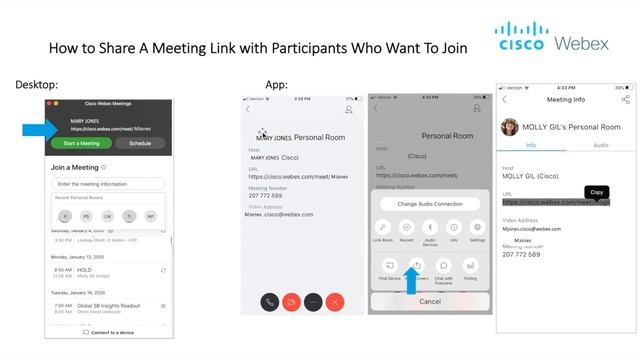 Webex Help: How To Share A Meeting Link смотреть онлайн