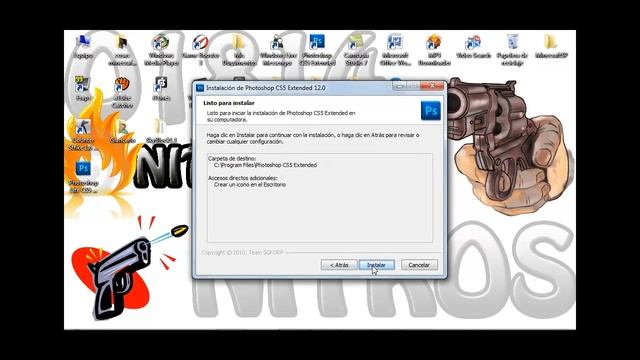 Tutorial - Cómo descargar e instalar Adobe Photoshop CS5 en español смотреть онлайн
