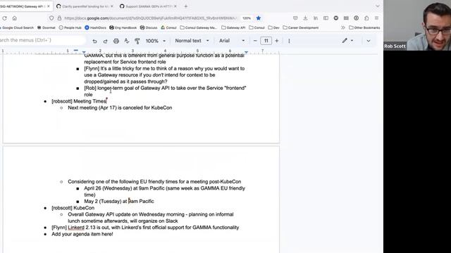 Gateway API GAMMA Meeting for 20230411 смотреть онлайн