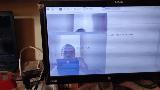 opencv raspberry pi 4 face distance control DC Motor смотреть онлайн