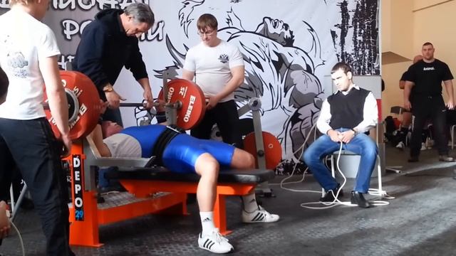Кузеев Д.А. жим лежа 190 кг, в/к до 100 кг Рекорд России смотреть онлайн