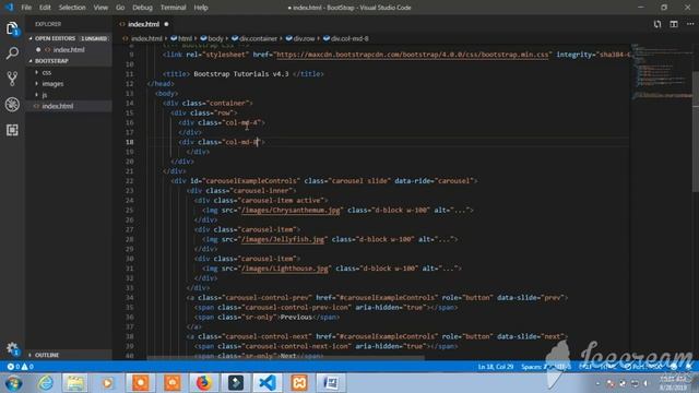 How to make Carousel in Bootstrap 4 Step By Step in Hindi | Bootstrap Tutorials in Hindi Part-13 смотреть онлайн