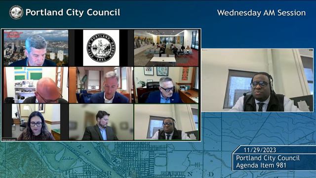 Portland City Council Meeting AM Session 11/29/23 смотреть онлайн
