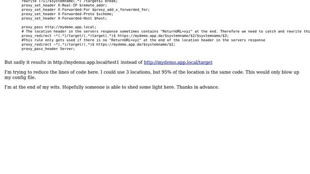 NGINX capture variable in location and use it in rewrite and proxy_redirect смотреть онлайн