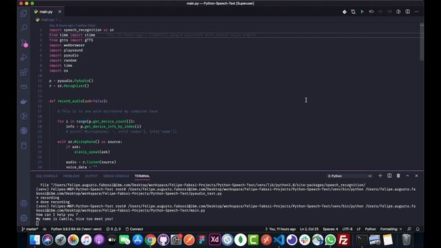 Demo Python - Google Text To Speech + Python смотреть онлайн