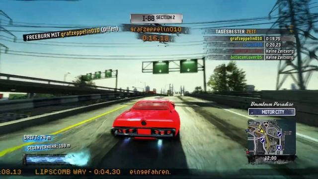 Burnout Paradise R - Road Rules I-88 S3 18.60/I-88 S2 19.70/P-Keys Bridge 12.18 (HUD CHEATED) смотреть онлайн