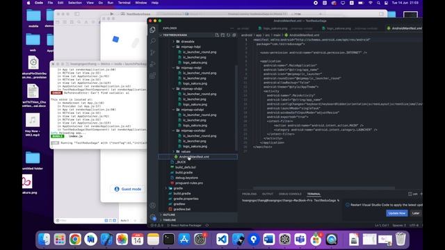 React Native - Problems 17 - How to change Logo App ? смотреть онлайн