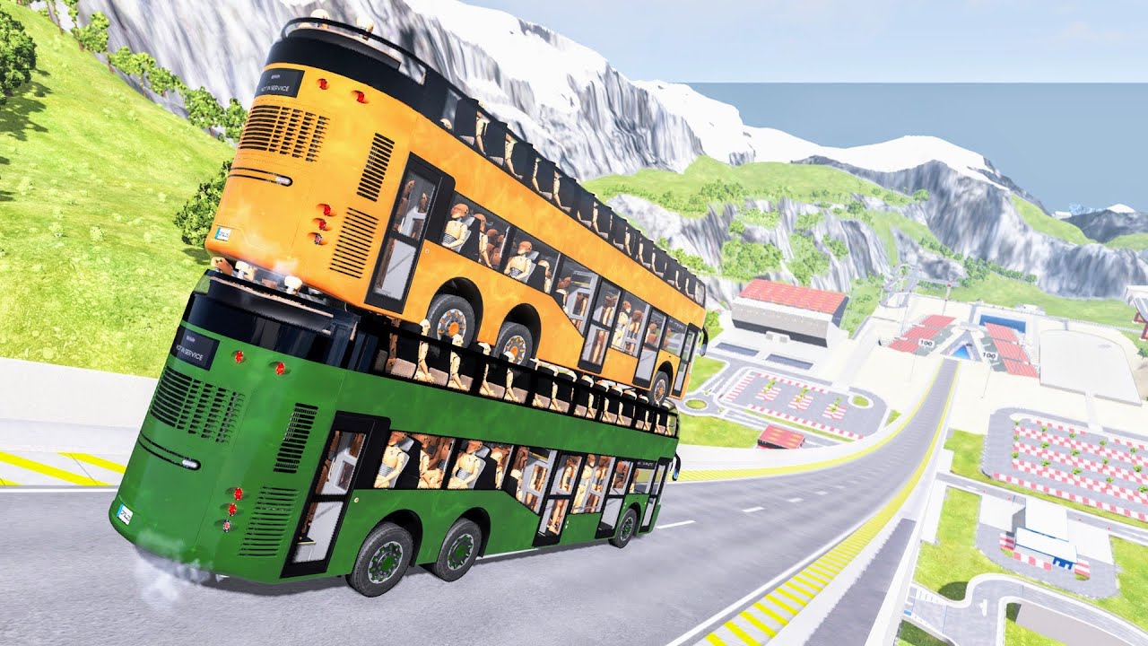 Moon Gravity Car Jumps – BeamNG Drive | CrashBoomPunk