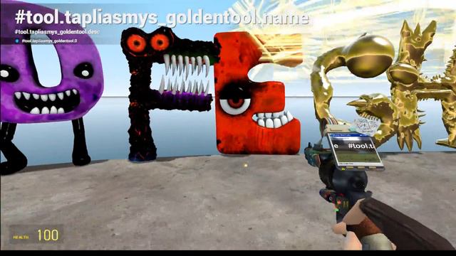 DSETROY ALL 3D GOLDEN ALPHABET LORE FAMILY in FLAT WATER - Garry"s Mod смотреть онлайн