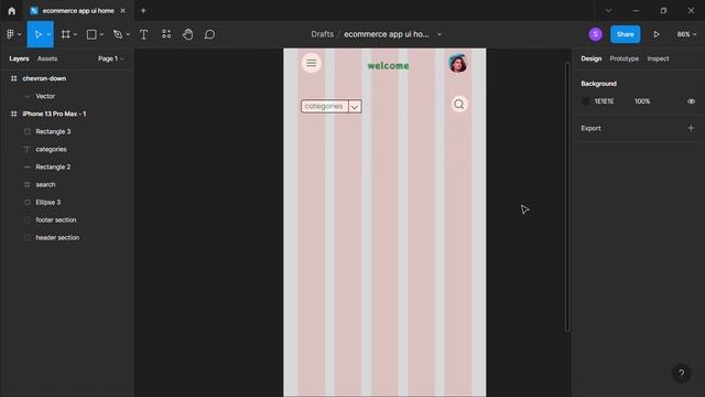 E-commerce app ui design home page tutorial | A to z web development смотреть онлайн