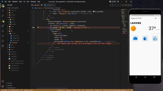 Flutter Responsive Weather App using GetX | Flutter Weather App with API | VelocityX | Part 1 смотреть онлайн