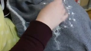 Как вышить одуванчик на свитере //  How to embroider a dandelion on a sweater