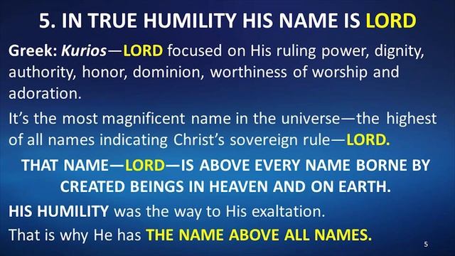 True Humility - Part 2 (Philippians 2:5-11) 1/24/16 смотреть онлайн