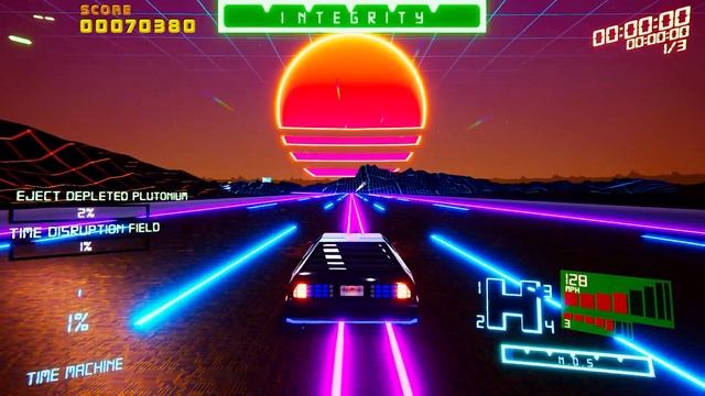 Driving DeLorean, Like a BOSS! | NEW Synthwave Racing Game: Outmode смотреть онлайн
