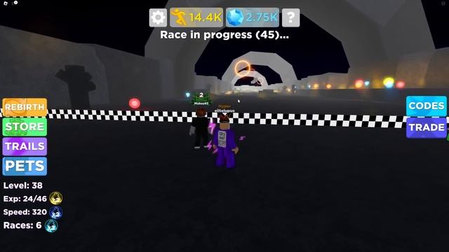 I RUN SO FAST I GLITCH THE RACE In Roblox Legends Of Speed смотреть онлайн