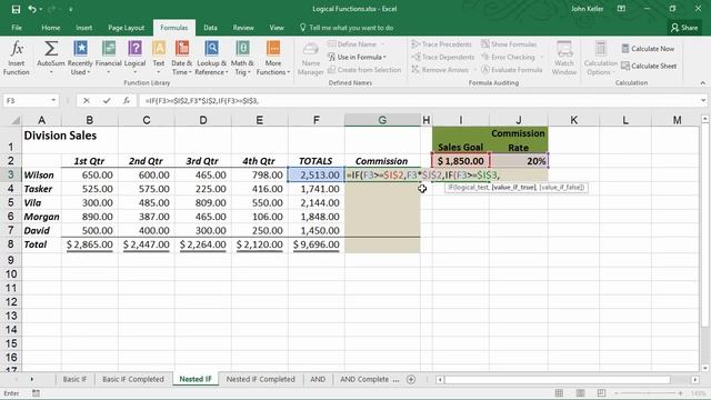 Excel Logical Functions смотреть онлайн