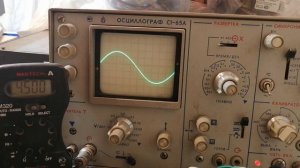 Самодельный генератор НЧ на мосте Вина и ТПМ2-0.5. Трансформатор ТА11.. в УНЧ и АЧХ на осциллографе