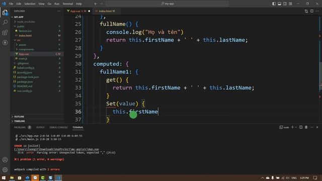 Vuejs 3: Phần 7 - tìm hiểu về computed смотреть онлайн